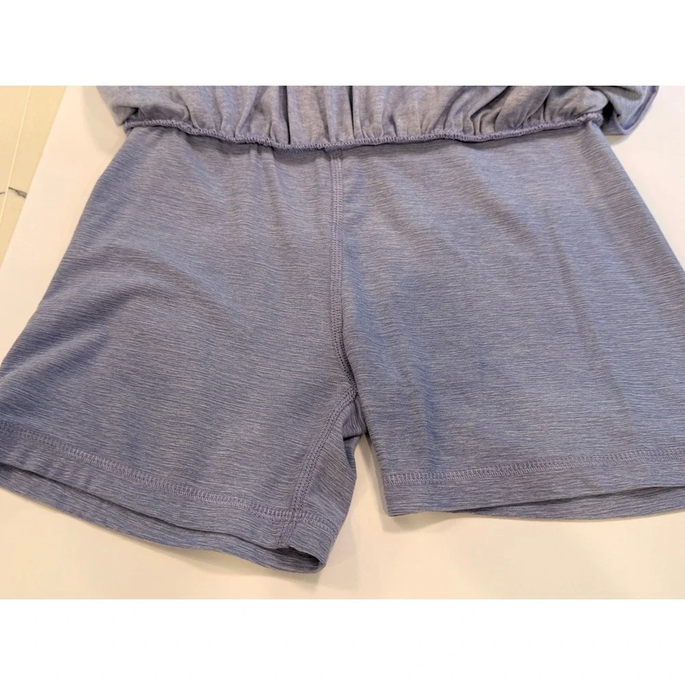 Hanna Andersson Girls Blue Space Dye Tee and Skirt Set Size 140 US 10 67523